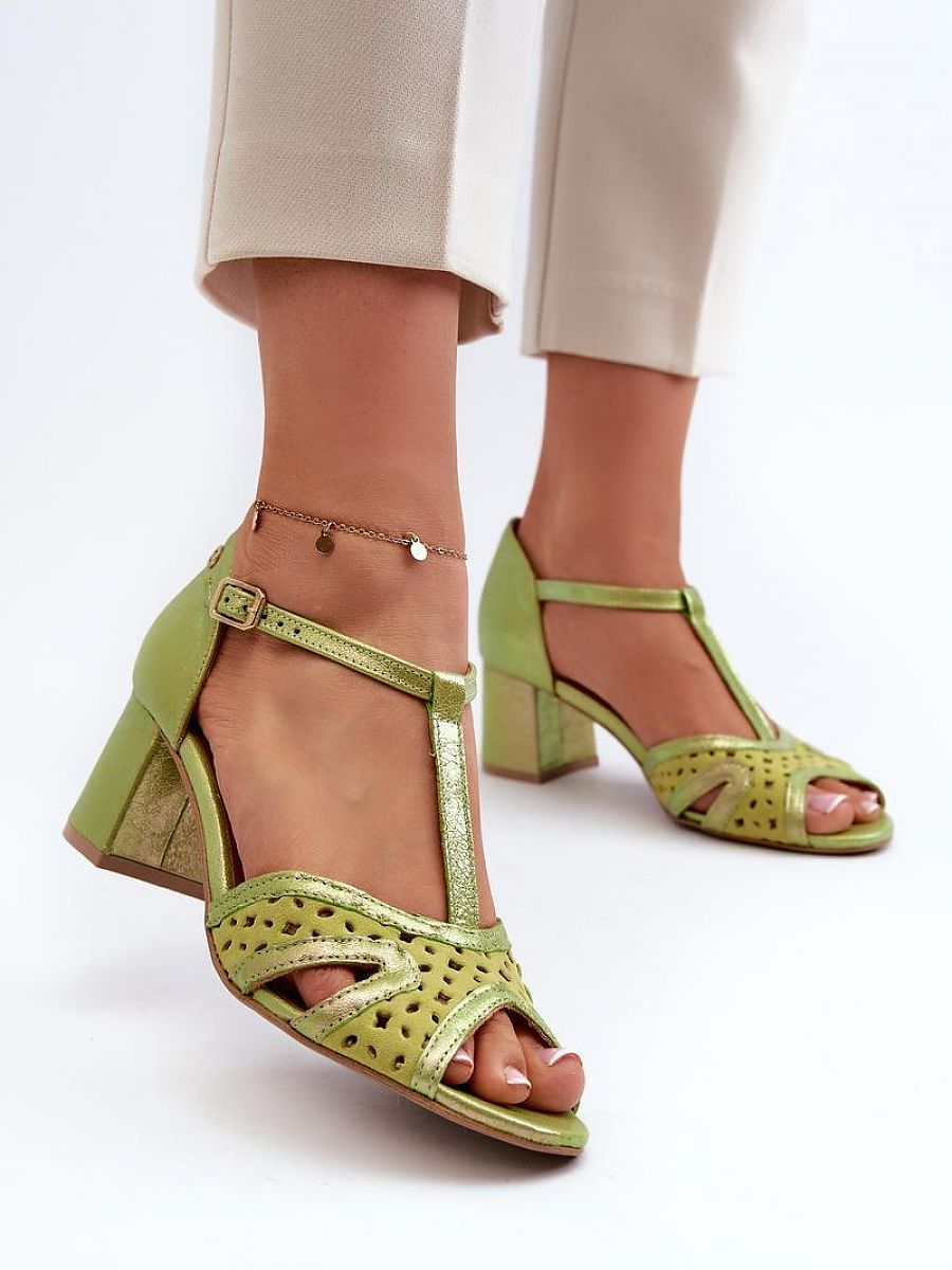 Sandály na podpatku  model 197702 Step in style 