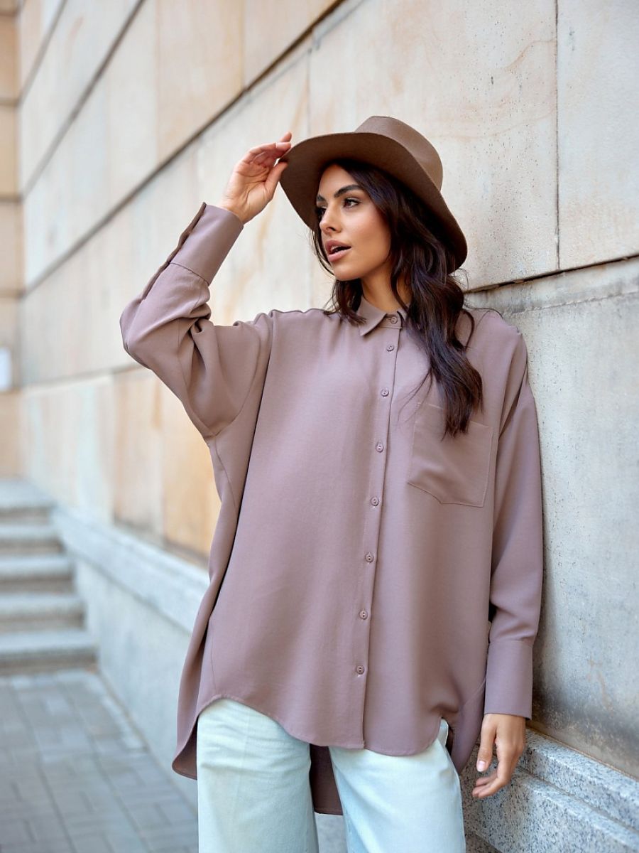 Košile s dlouhým rukávem  model 199478 Roco Fashion 