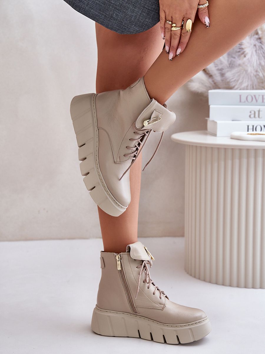 Boty na klínovém podpatku  model 201184 Step in style 