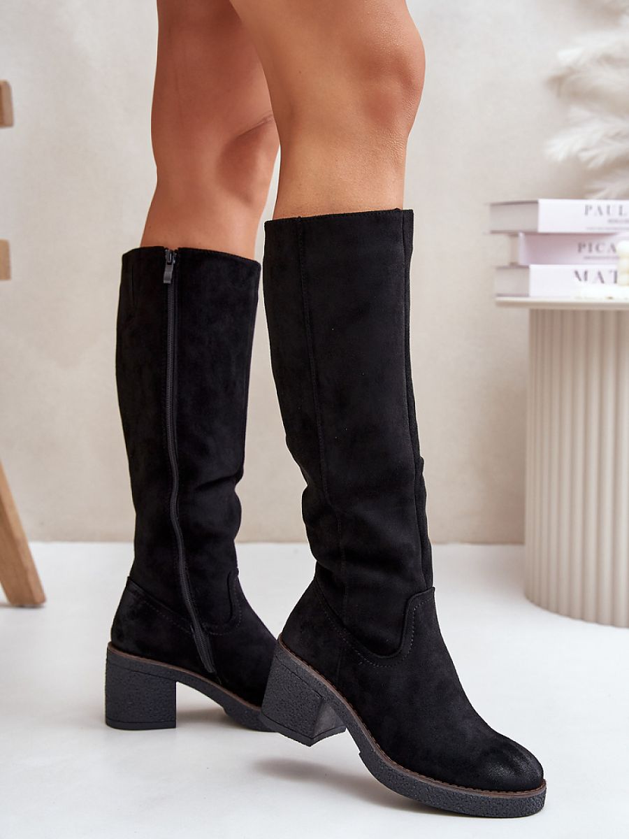 Kozačky na podpatku  model 202103 Step in style 
