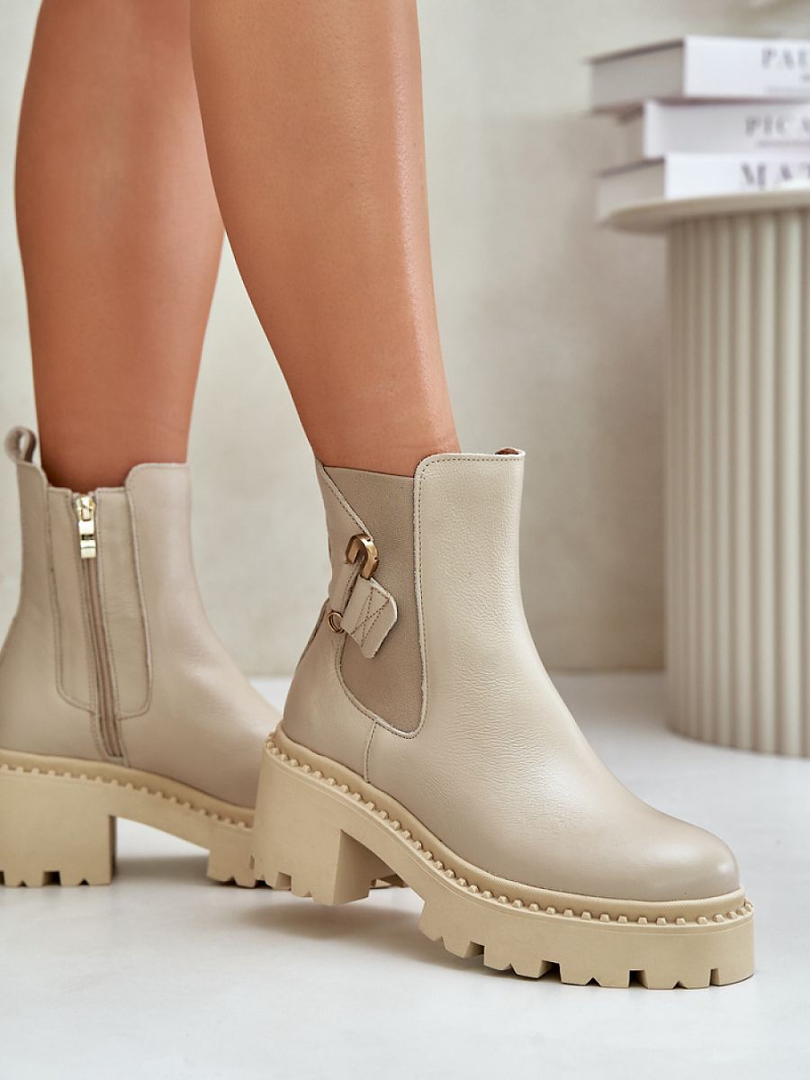 Boty na podpatku  model 202815 Step in style 
