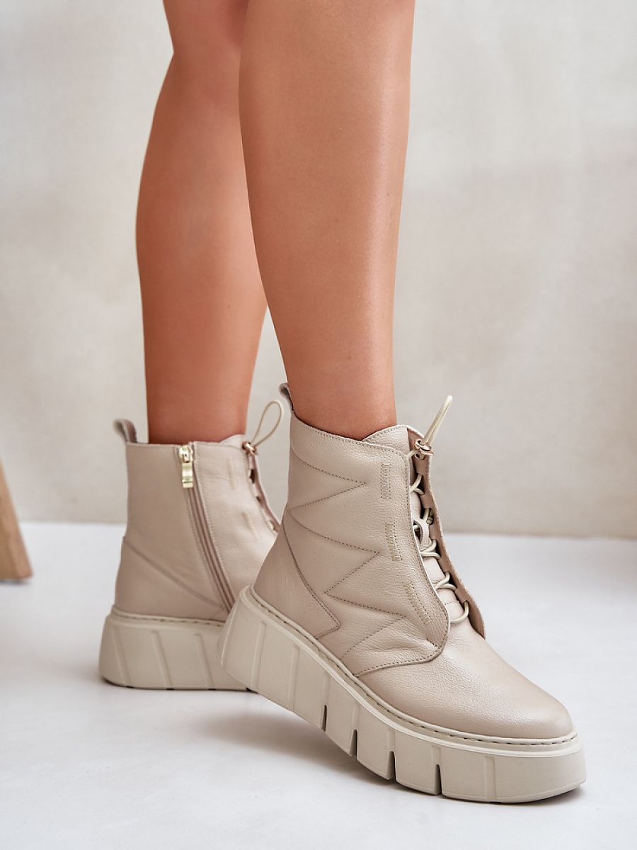 Boty na široké podrážce  model 202820 Step in style 