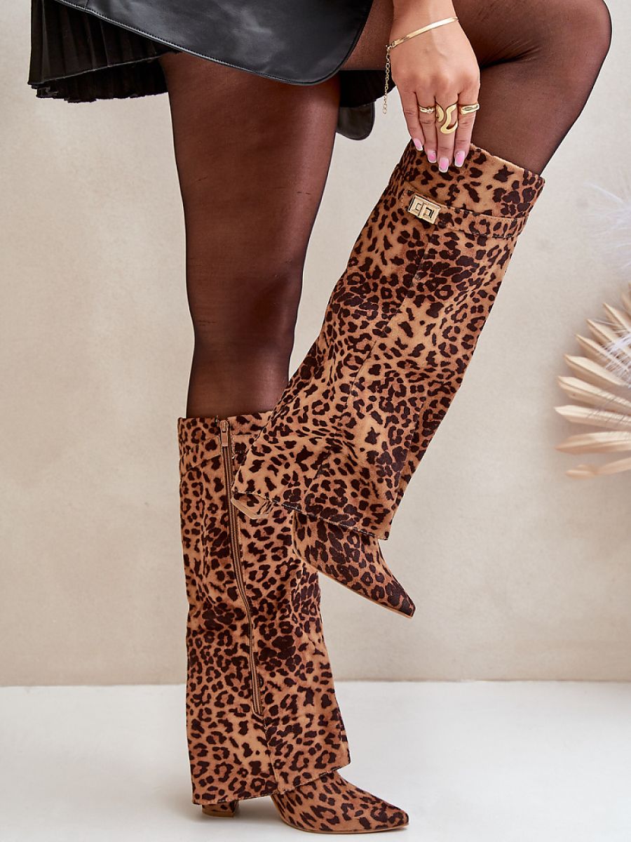 Kozačky na podpatku  model 203516 Step in style 