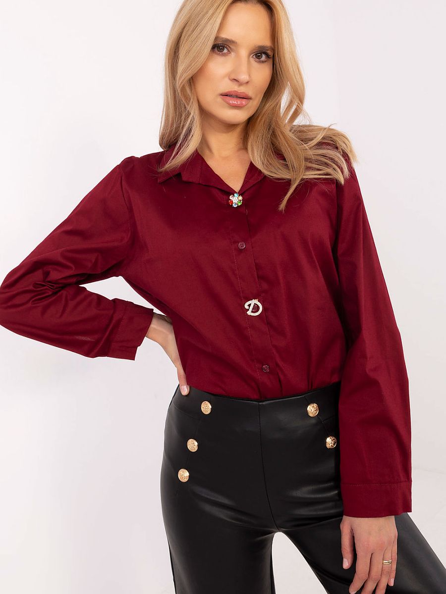 Košile s dlouhým rukávem  model 204380 Italy Moda 