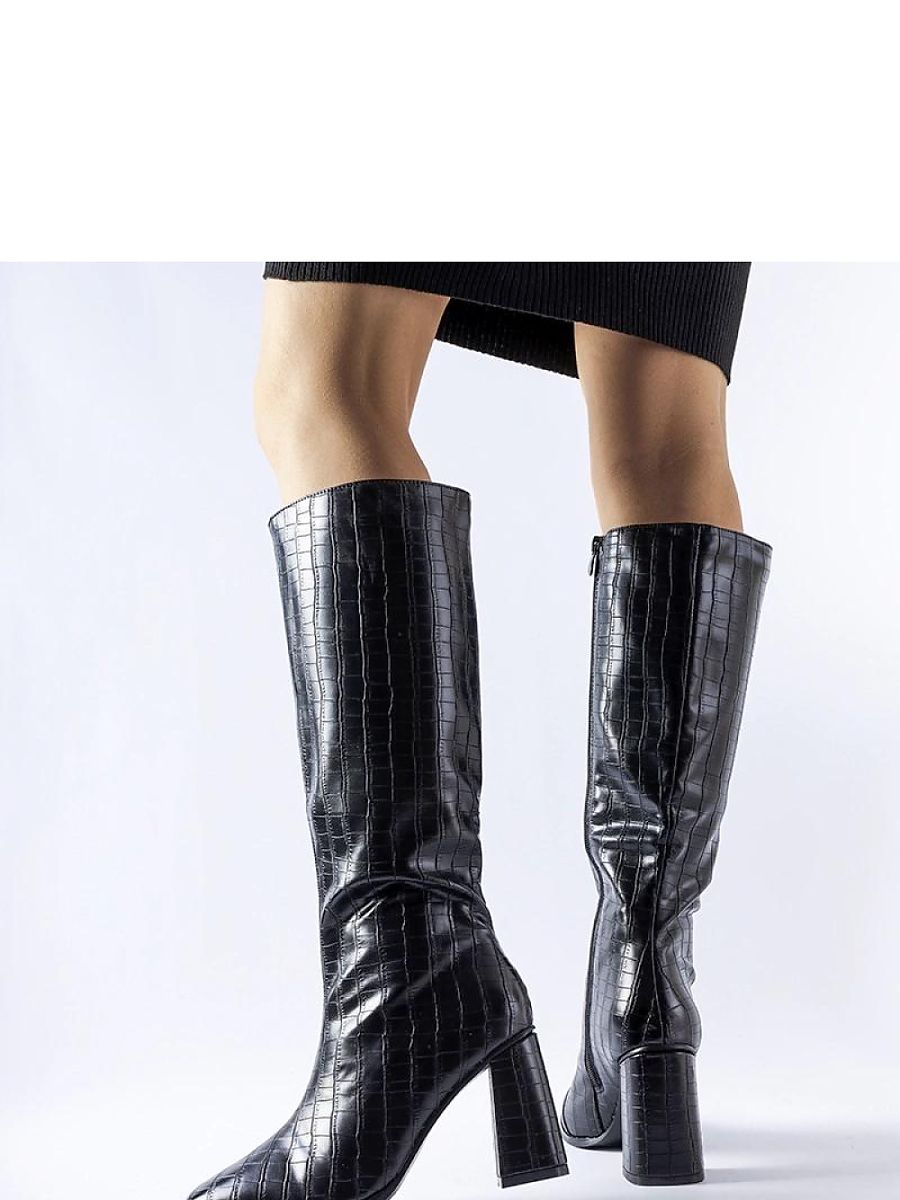 Kozačky na podpatku  model 204730 Solea 
