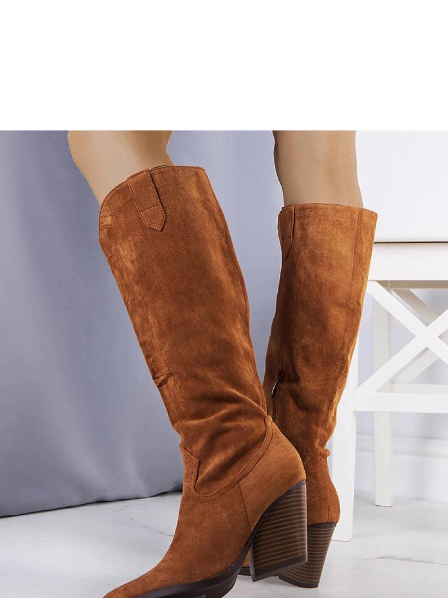 Kozačky na podpatku  model 204847 Solea 