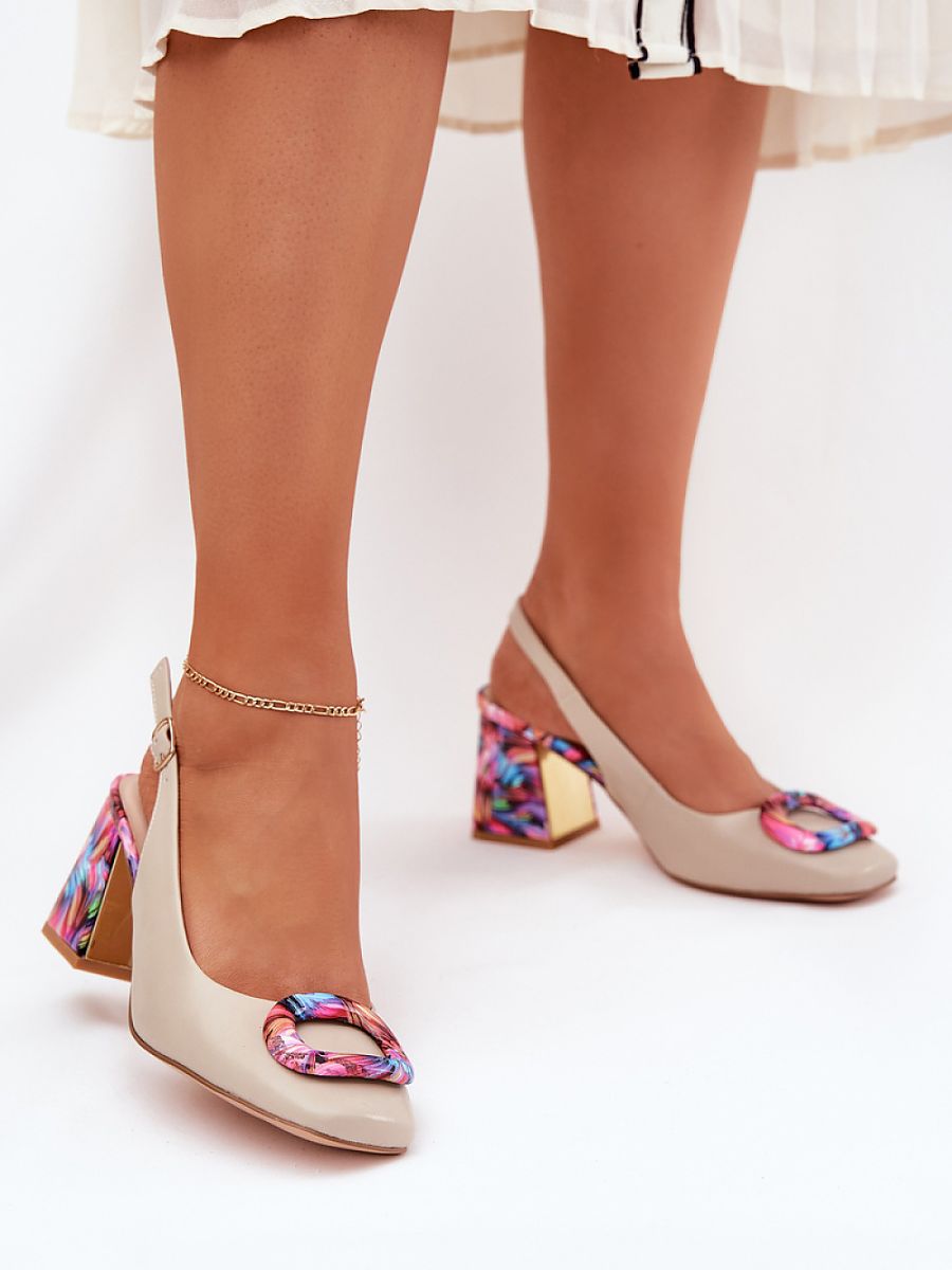 Sandály na podpatku  model 210693 Step in style 
