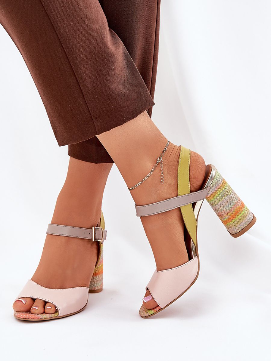 Sandály na podpatku  model 211949 Step in style 