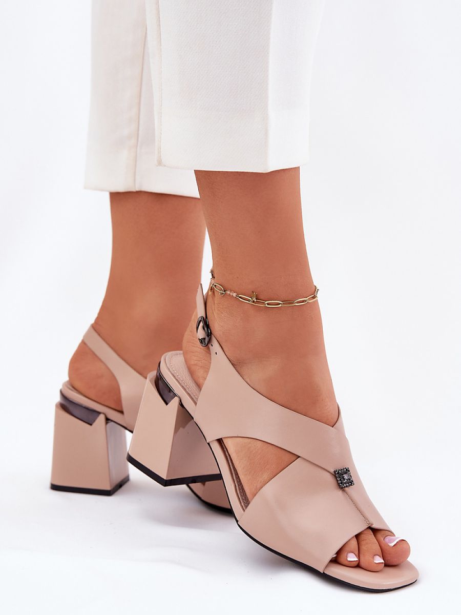 Sandály na podpatku  model 212827 Step in style 