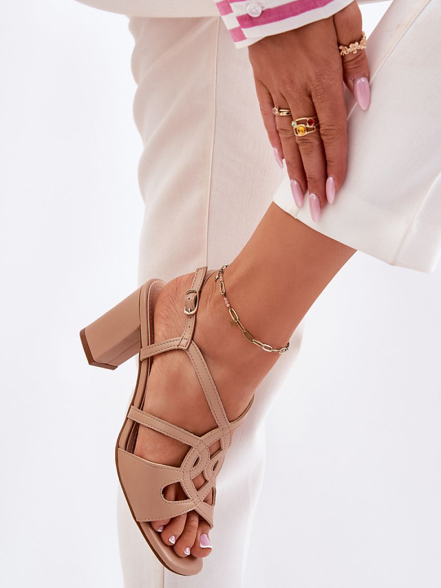 Sandály na podpatku  model 212835 Step in style 