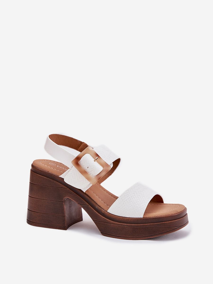 Sandály na podpatku  model 213008 Step in style 