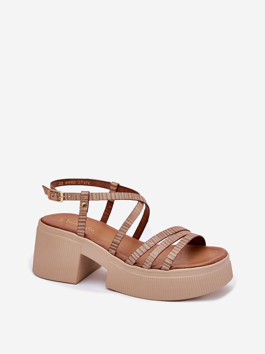Sandály na podpatku  model 214994 Step in style 