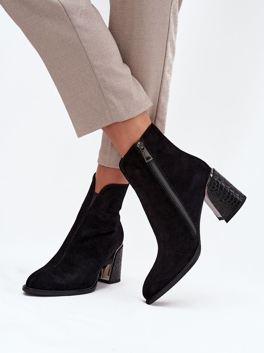 Boty na podpatku  model 216831 Step in style 