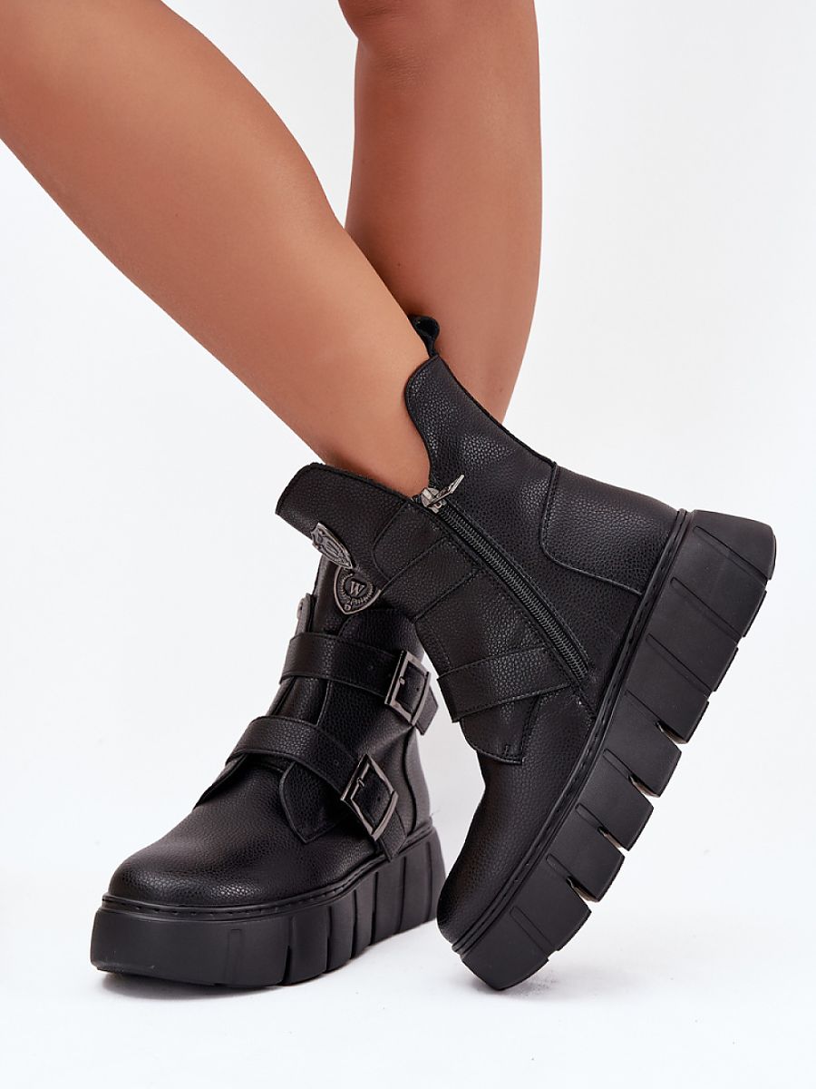 Boty na široké podrážce  model 216832 Step in style 