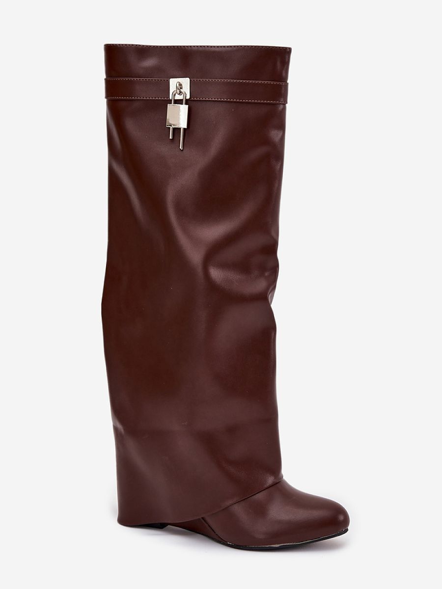 Kozačky na klínech  model 217756 Step in style 