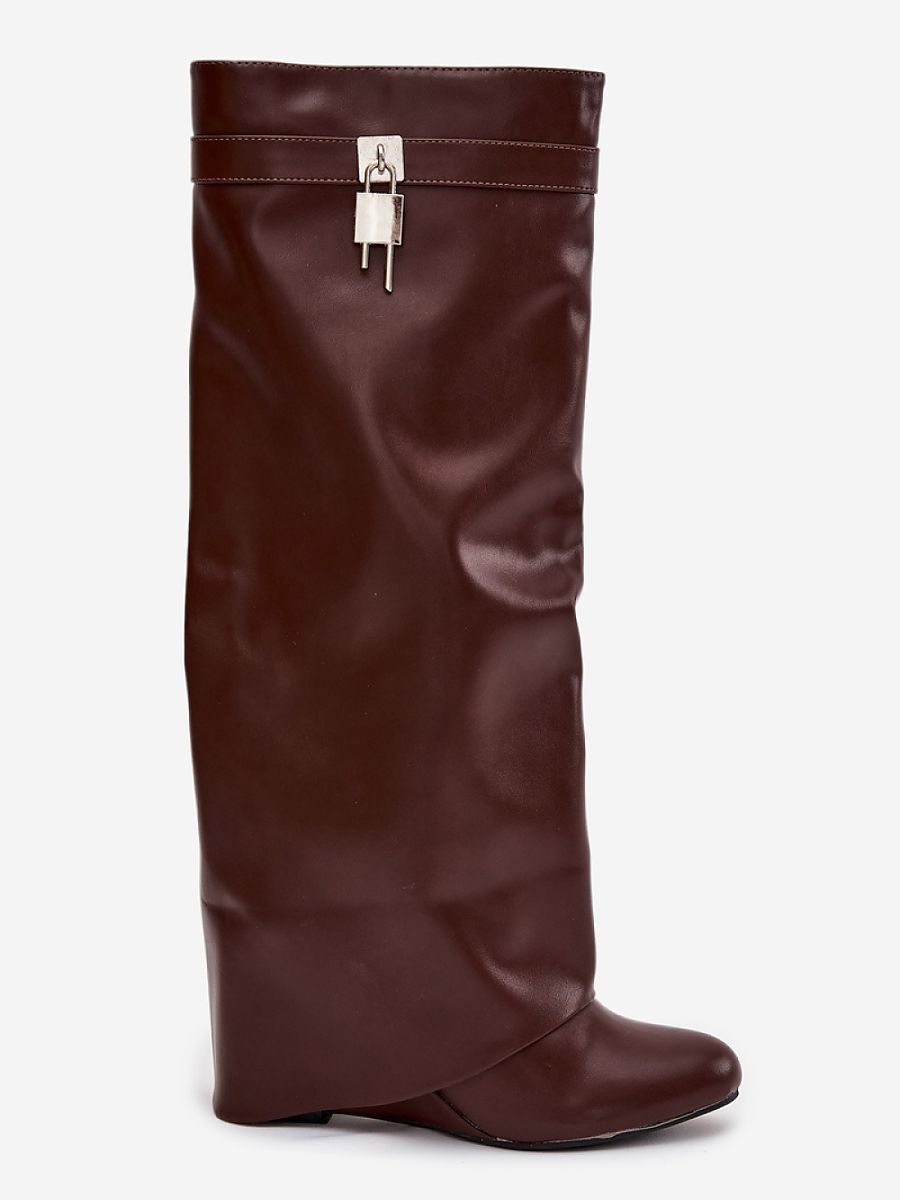 Kozačky na klínech  model 217756 Step in style 