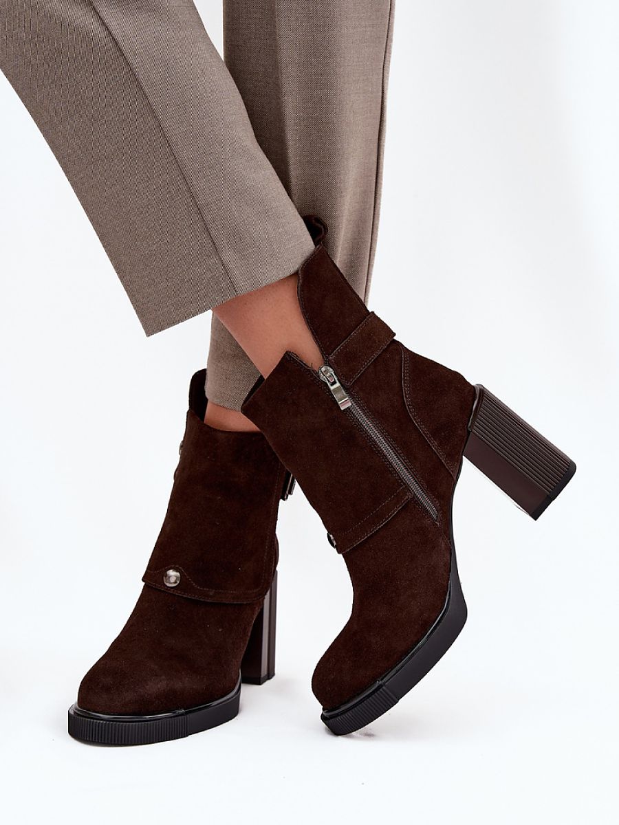 Boty na podpatku  model 217806 Step in style 