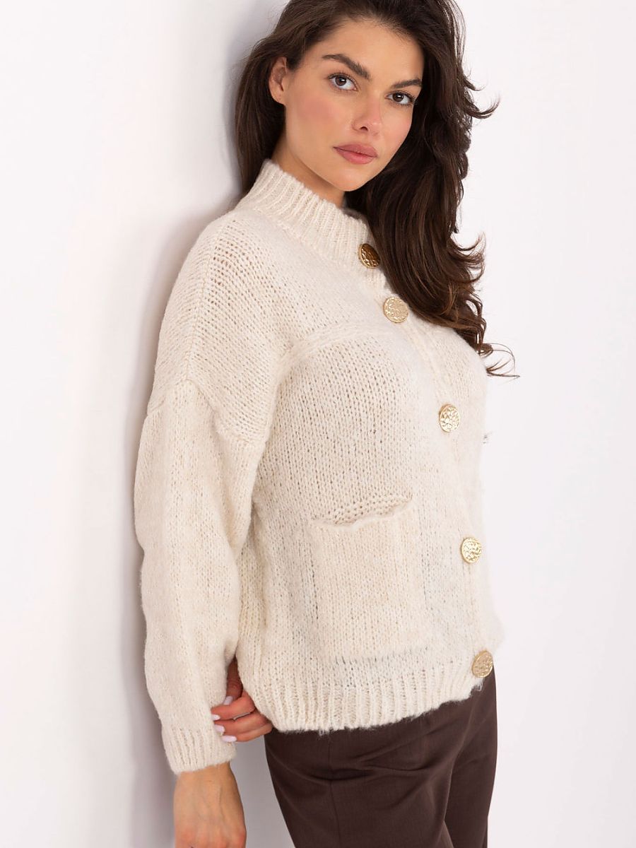 Svetr na zapínání  model 218422 Italy Moda 