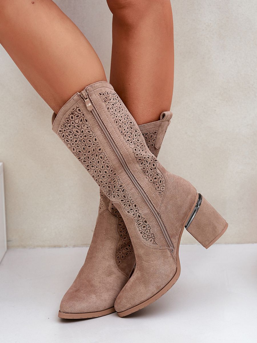 Ažurové kozačky  model 218494 Step in style 