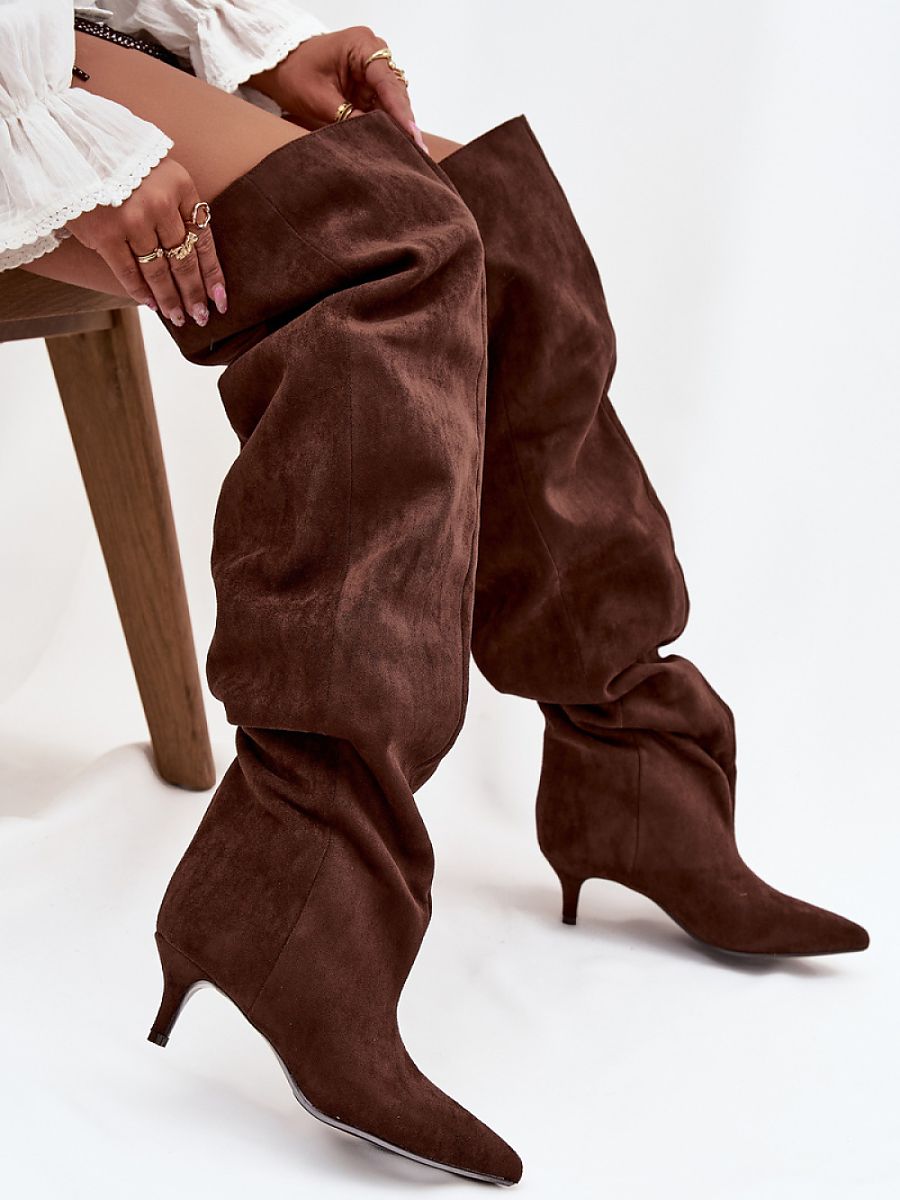 Kozačky na podpatku  model 219135 Step in style 