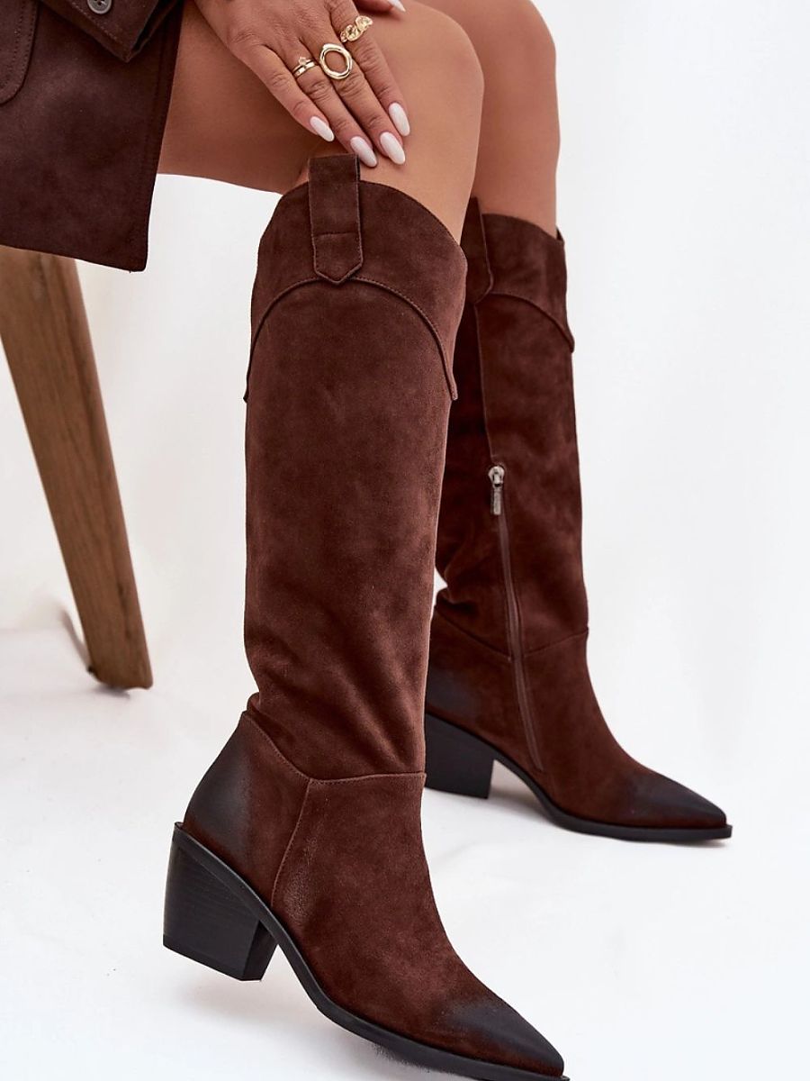 Kozačky na podpatku  model 219399 Step in style 