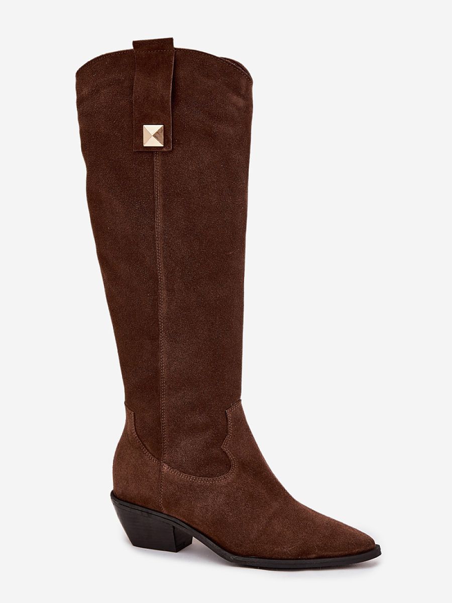 Kozačky na podpatku  model 220208 Step in style 