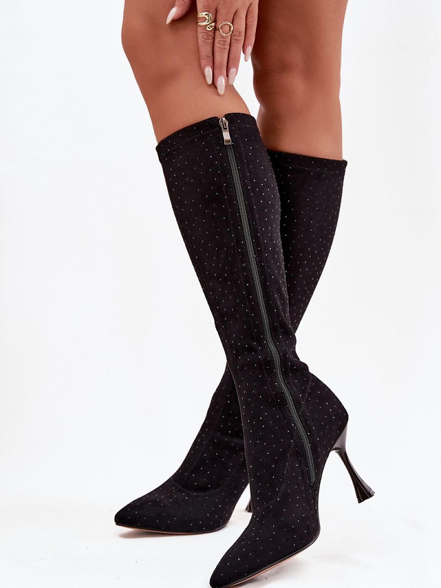 Kozačky na podpatku  model 220213 Step in style 