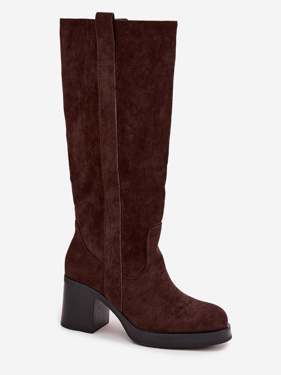 Kozačky na podpatku  model 220223 Step in style 