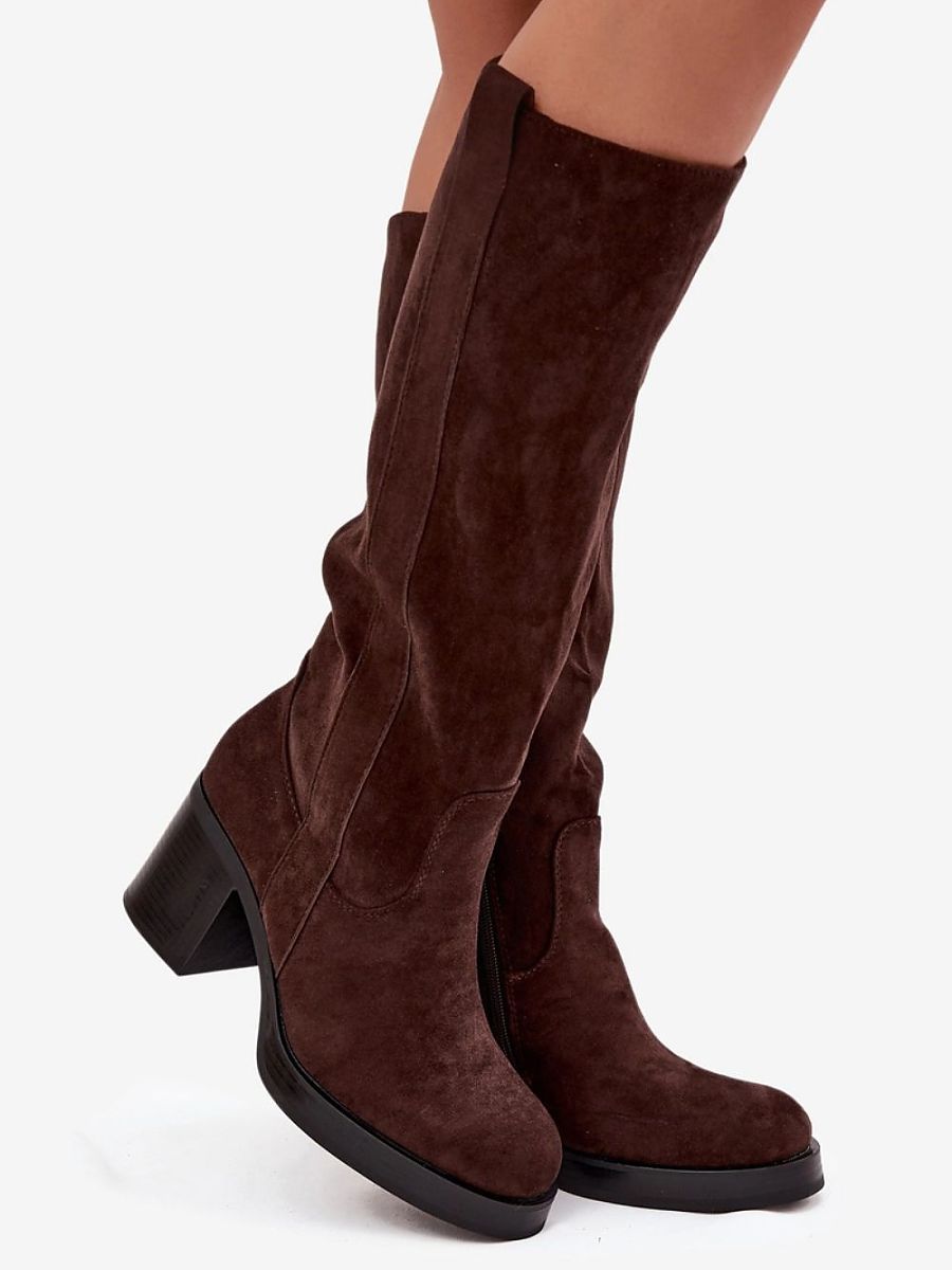 Kozačky na podpatku  model 220223 Step in style 