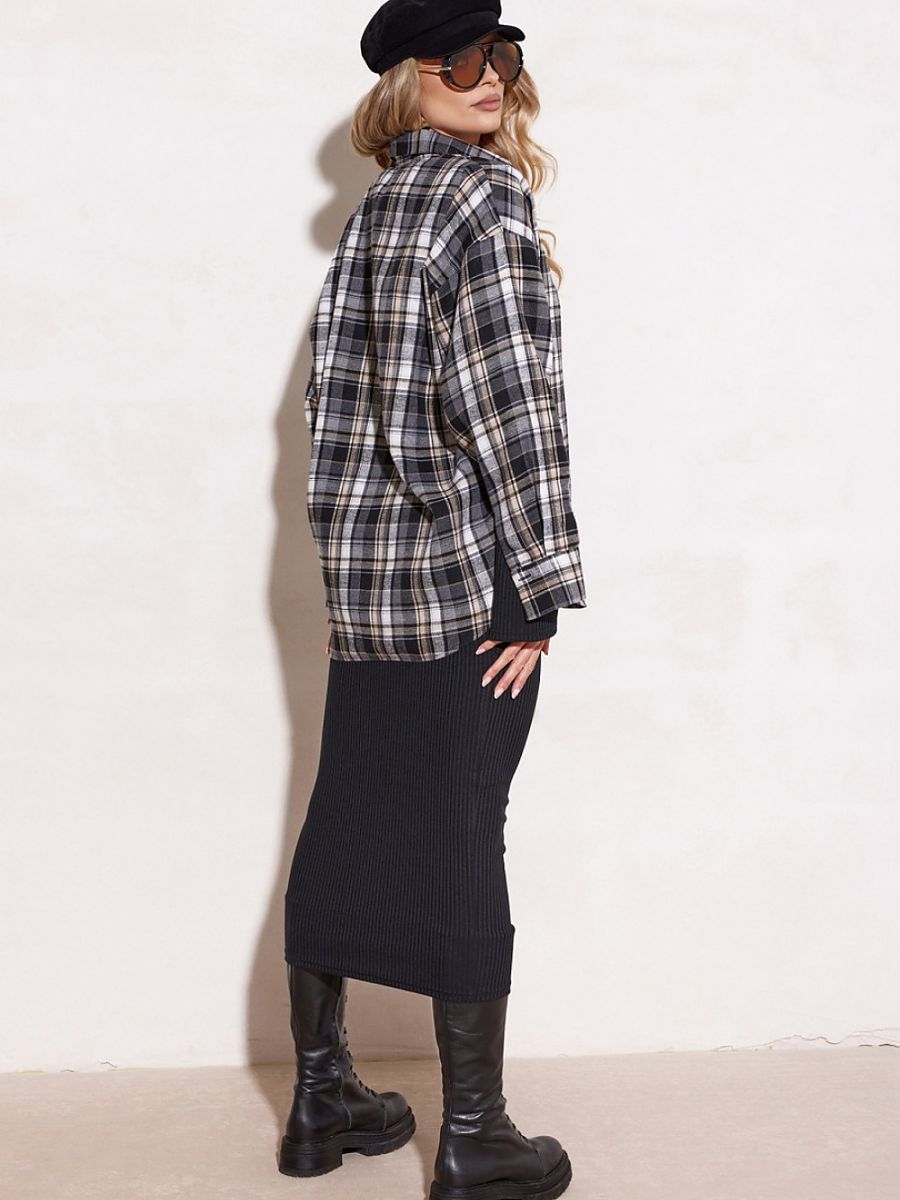 Košile s dlouhým rukávem  model 220467 Roco Fashion 