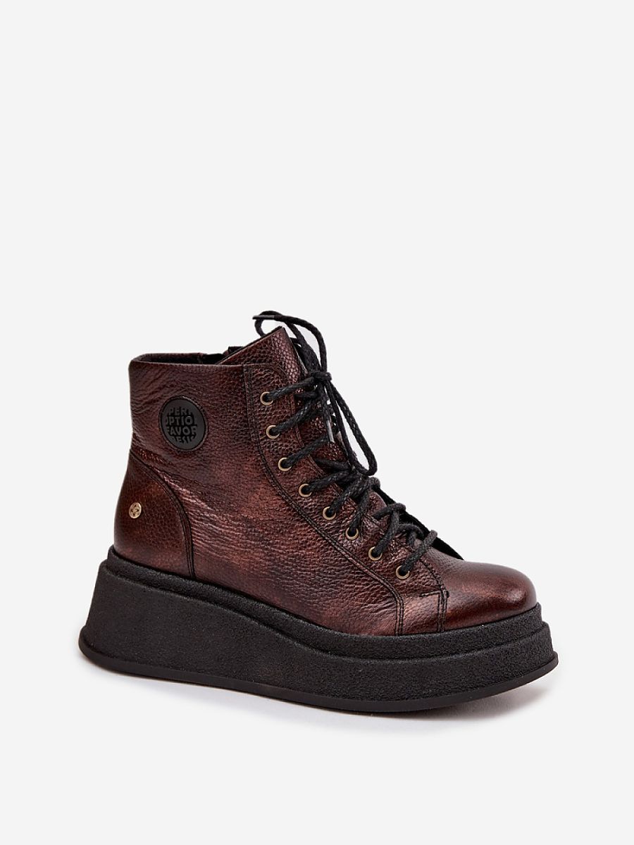 Boty na široké podrážce  model 220500 Step in style 