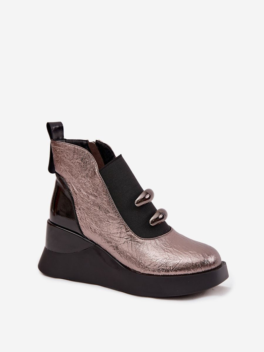 Boty na klínovém podpatku  model 220506 Step in style 