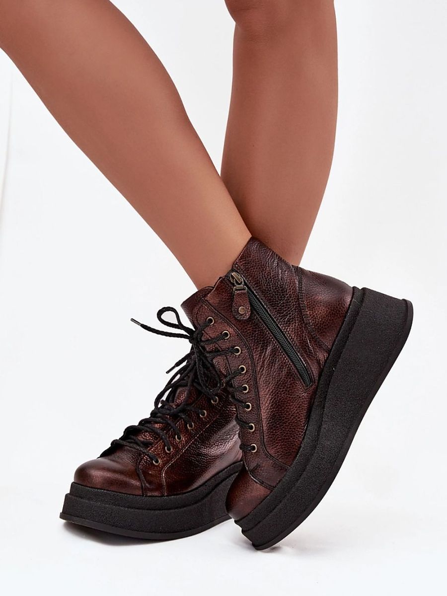 Boty na široké podrážce  model 220500 Step in style 