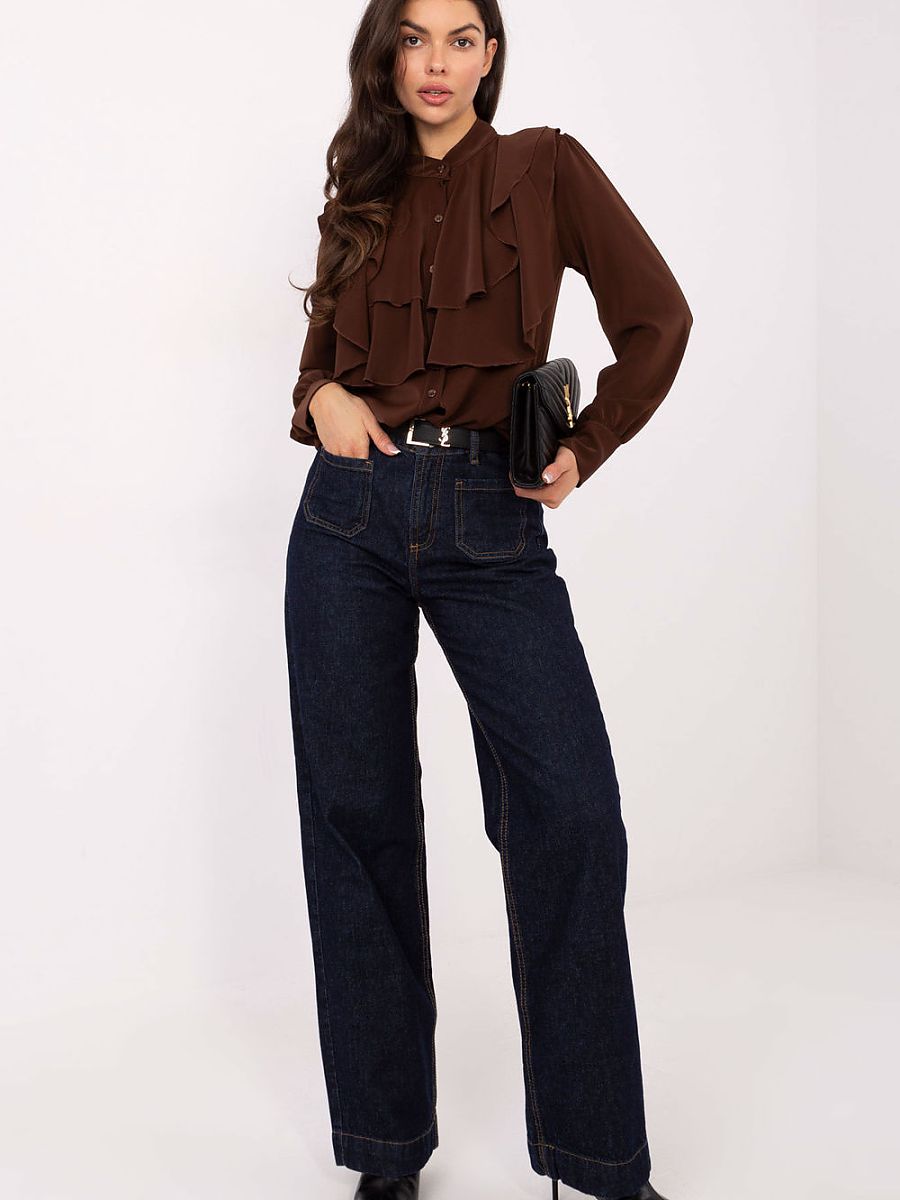 Košile s dlouhým rukávem  model 220563 Rue Paris 