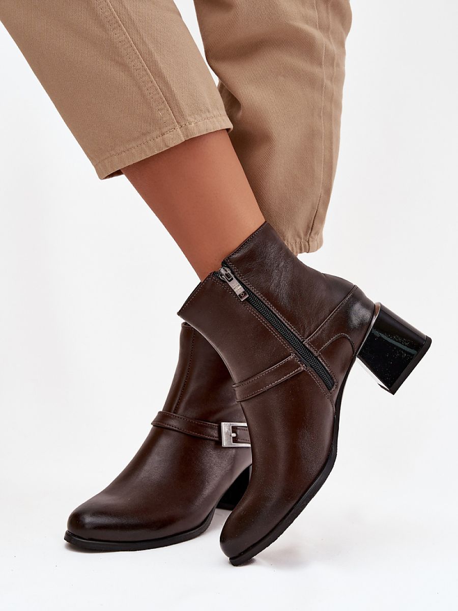 Boty na podpatku  model 220702 Step in style 