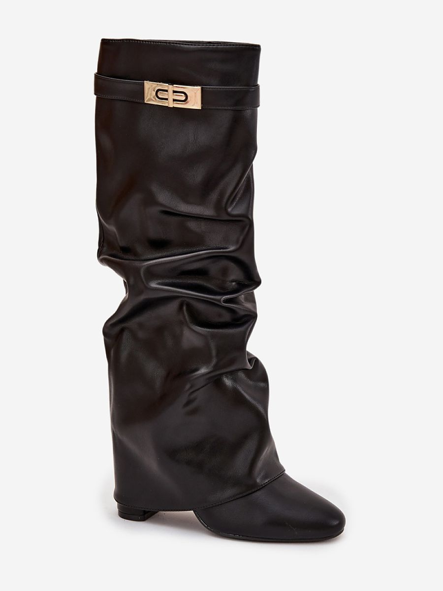 Kozačky na podpatku  model 220723 Step in style 