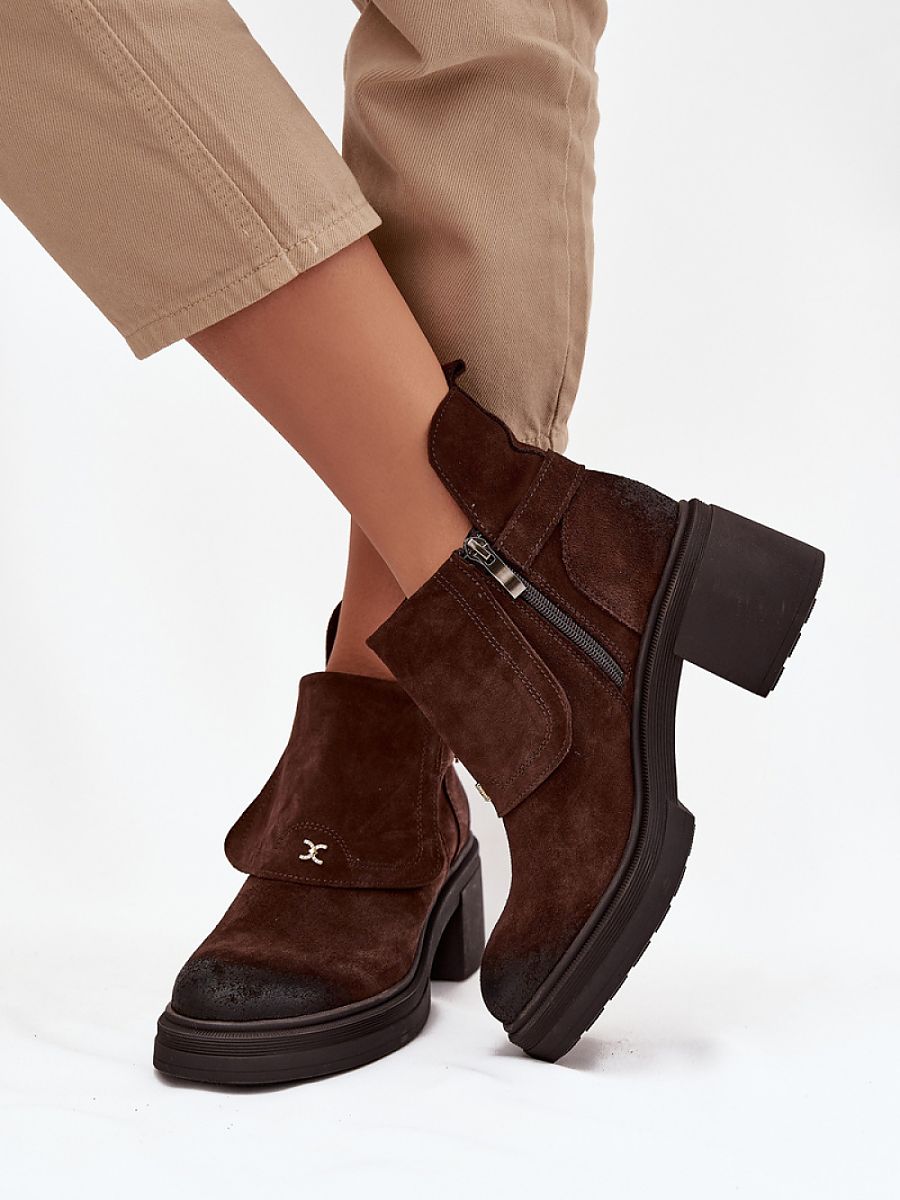 Boty na podpatku  model 220893 Step in style 