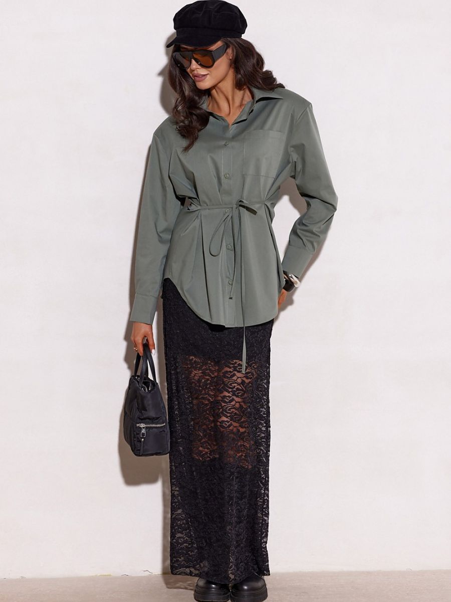 Košile s dlouhým rukávem  model 220906 Roco Fashion 