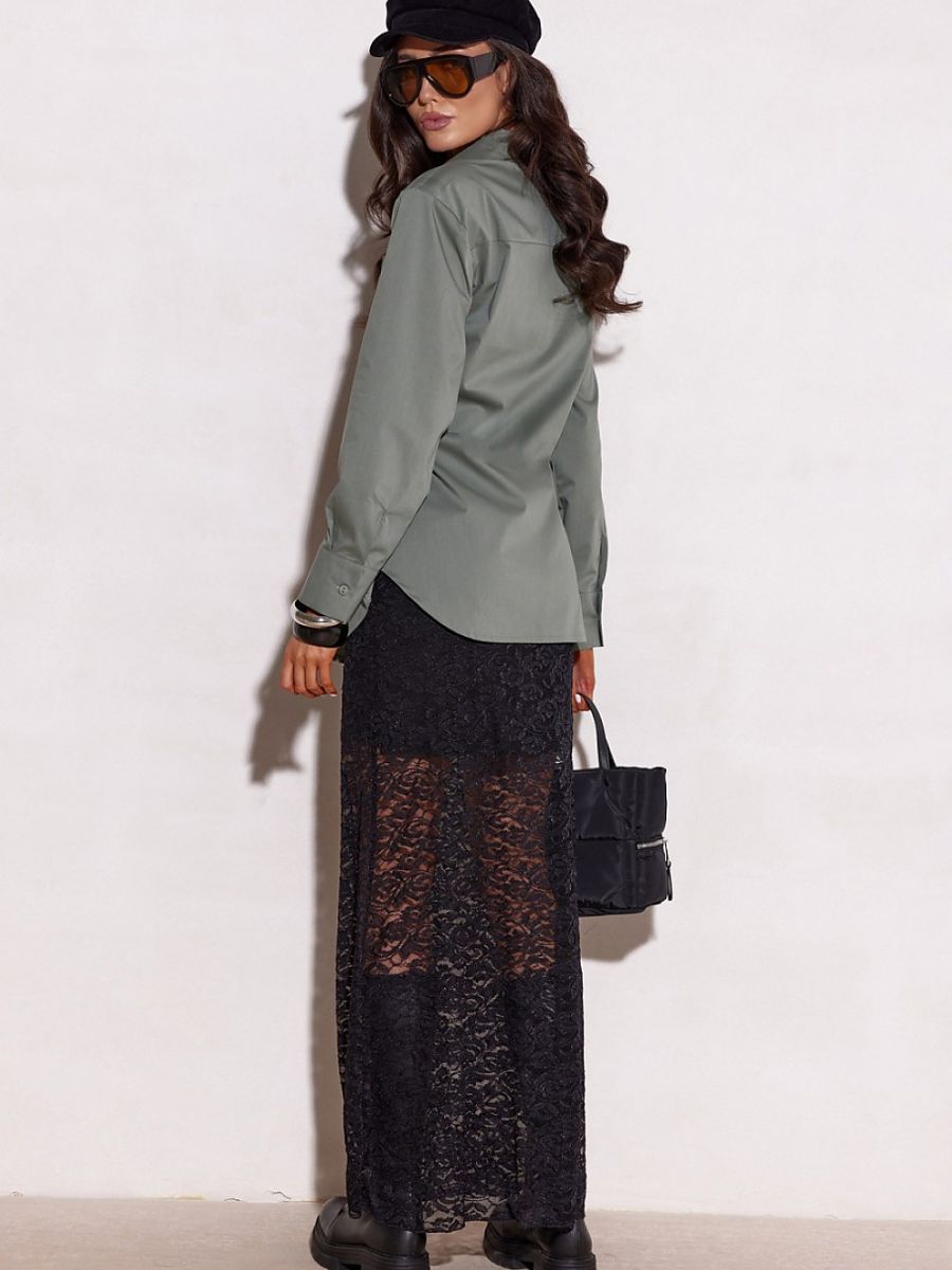 Košile s dlouhým rukávem  model 220906 Roco Fashion 