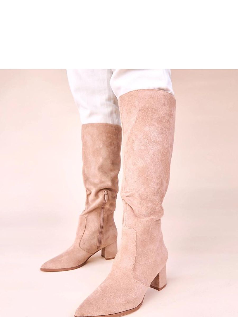 Kozačky na podpatku  model 220995 Solea 