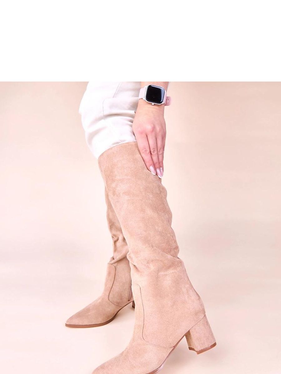 Kozačky na podpatku  model 220995 Solea 