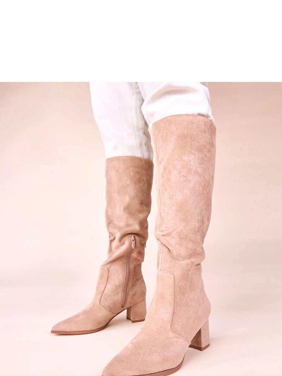 Kozačky na podpatku  model 220995 Solea 