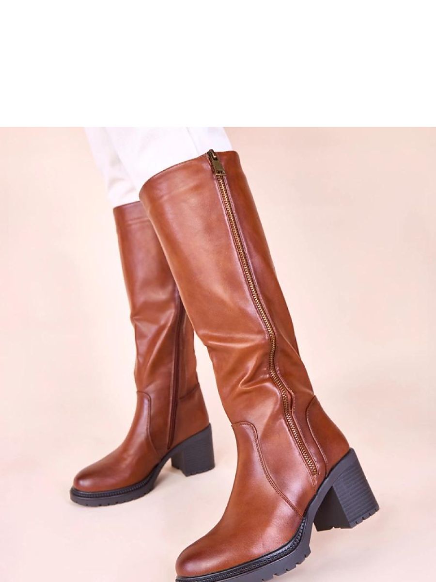 Kozačky na podpatku  model 221004 Solea 