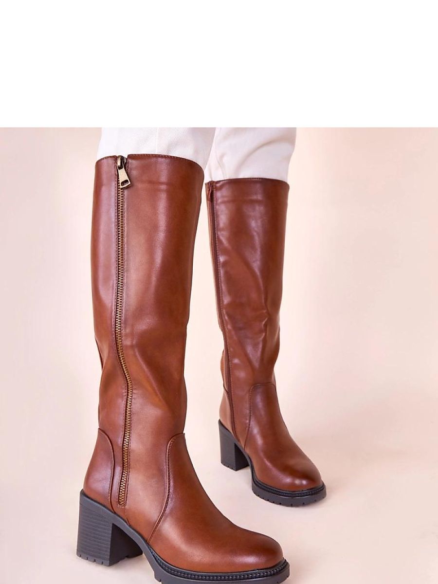 Kozačky na podpatku  model 221004 Solea 