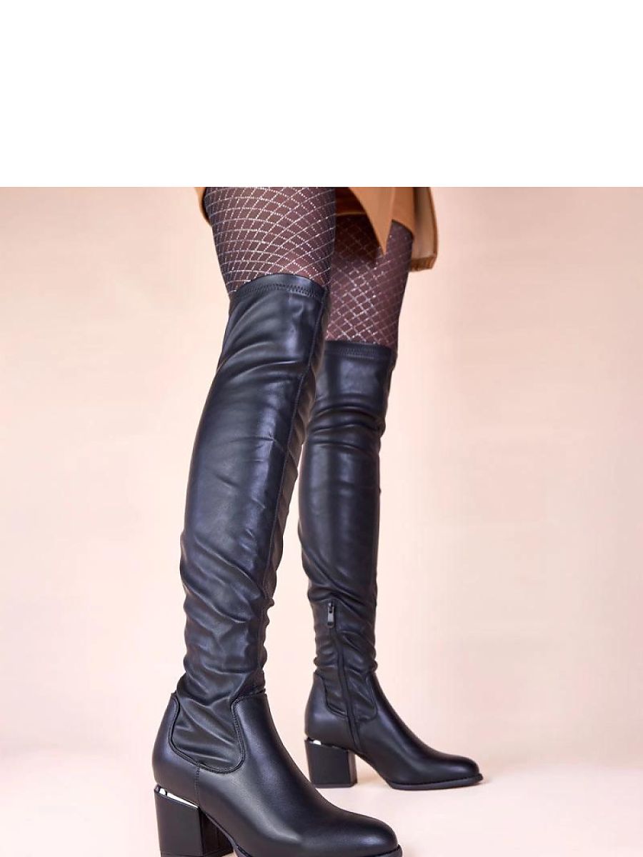 Kozačky na podpatku  model 221012 Solea 