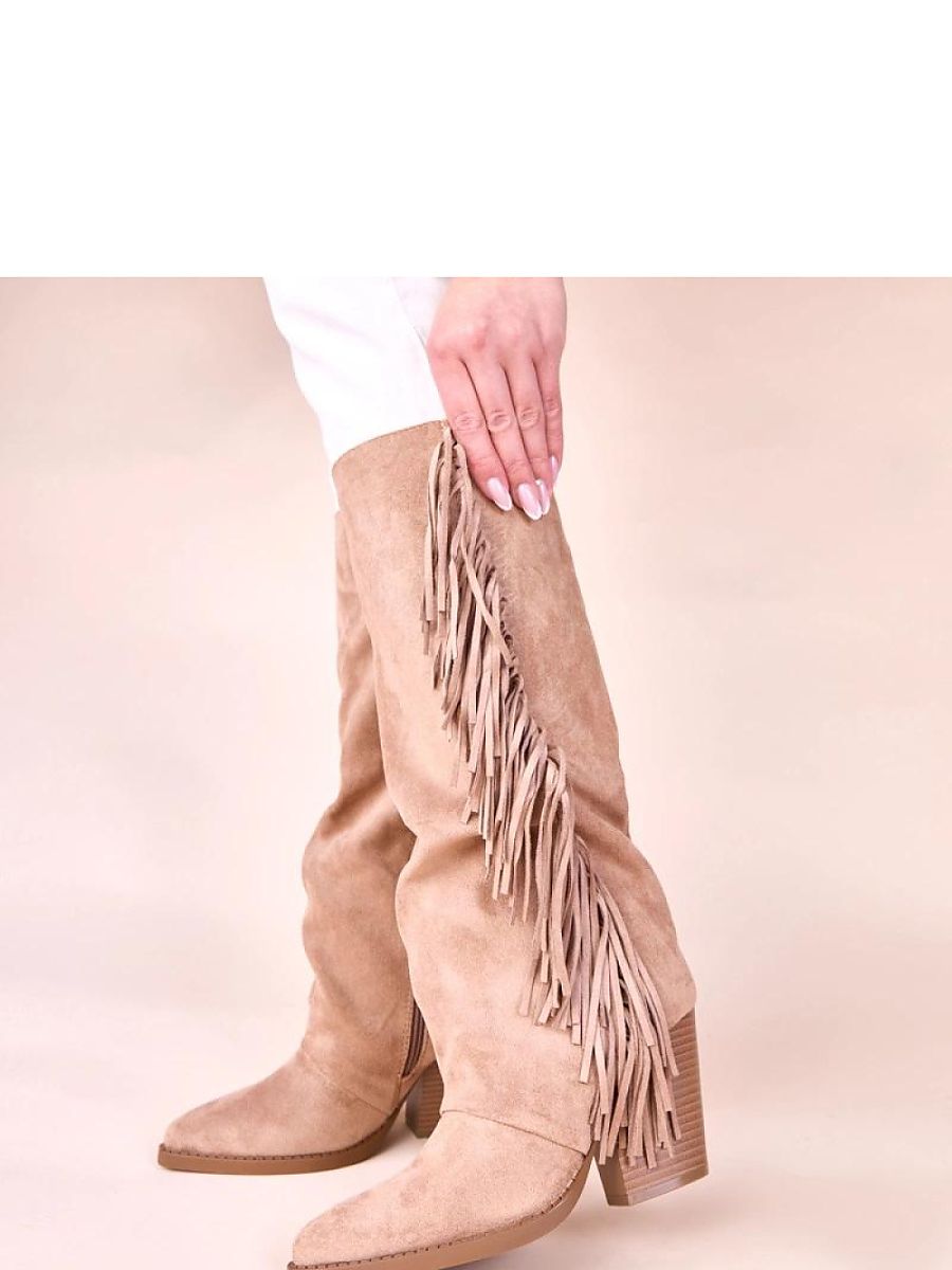 Kozačky na podpatku  model 221045 Solea 