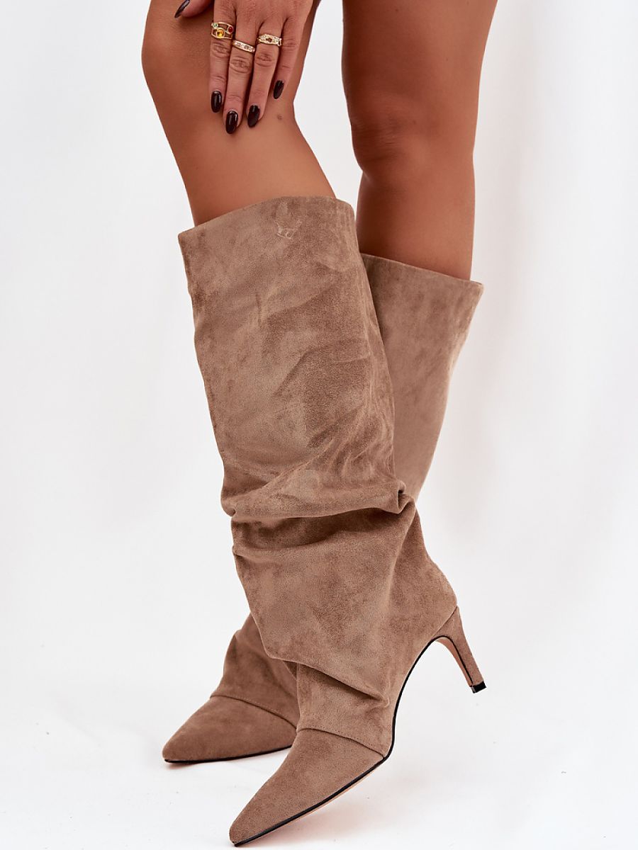 Kozačky na podpatku  model 221153 Step in style 