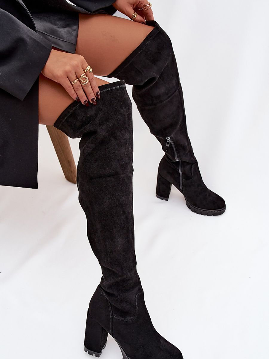 Kozačky na podpatku  model 221155 Step in style 
