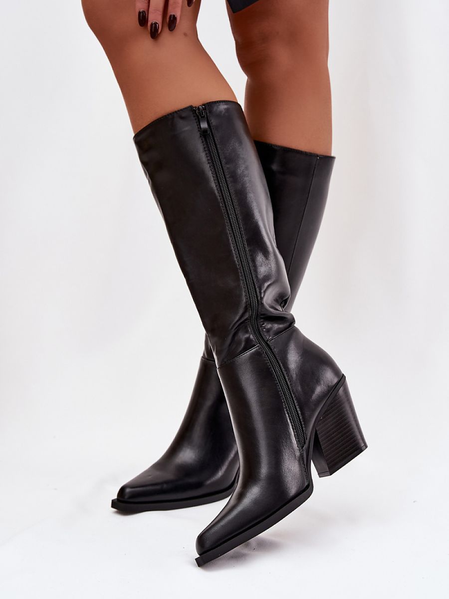 Kozačky na podpatku  model 221156 Step in style 