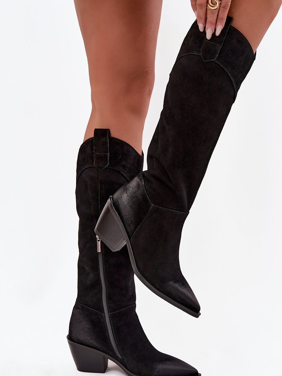 Kozačky na podpatku  model 221160 Step in style 